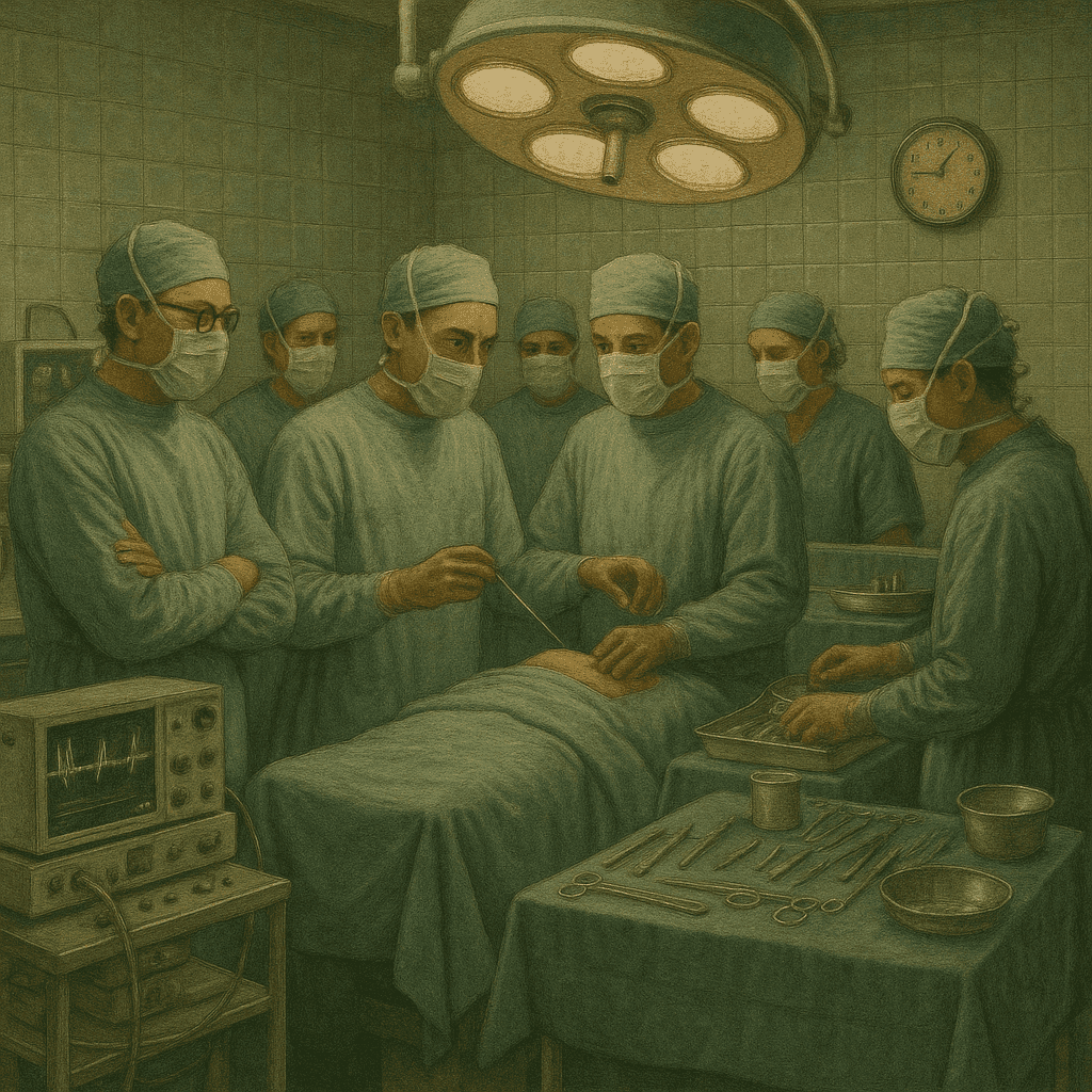 Dr. Christiaan Barnard and his surgical team