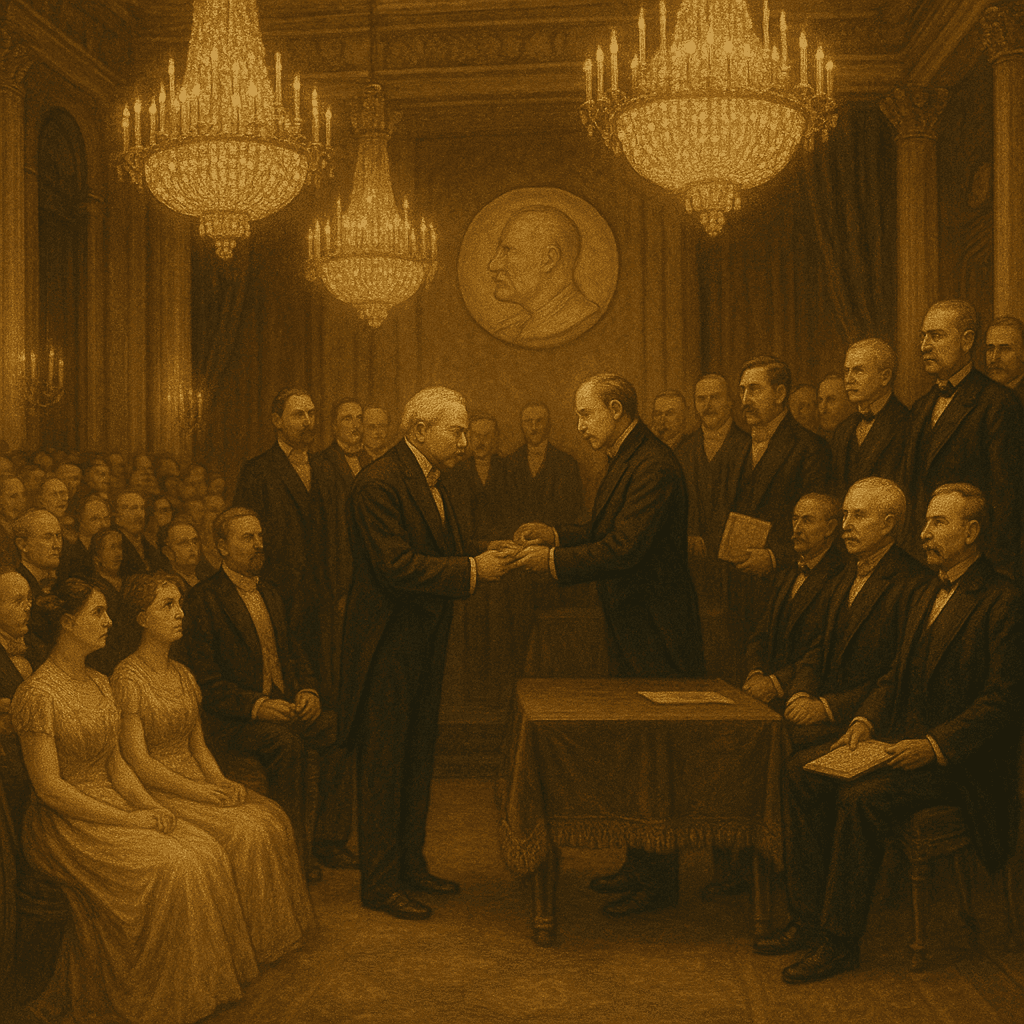 First Nobel Prize ceremony