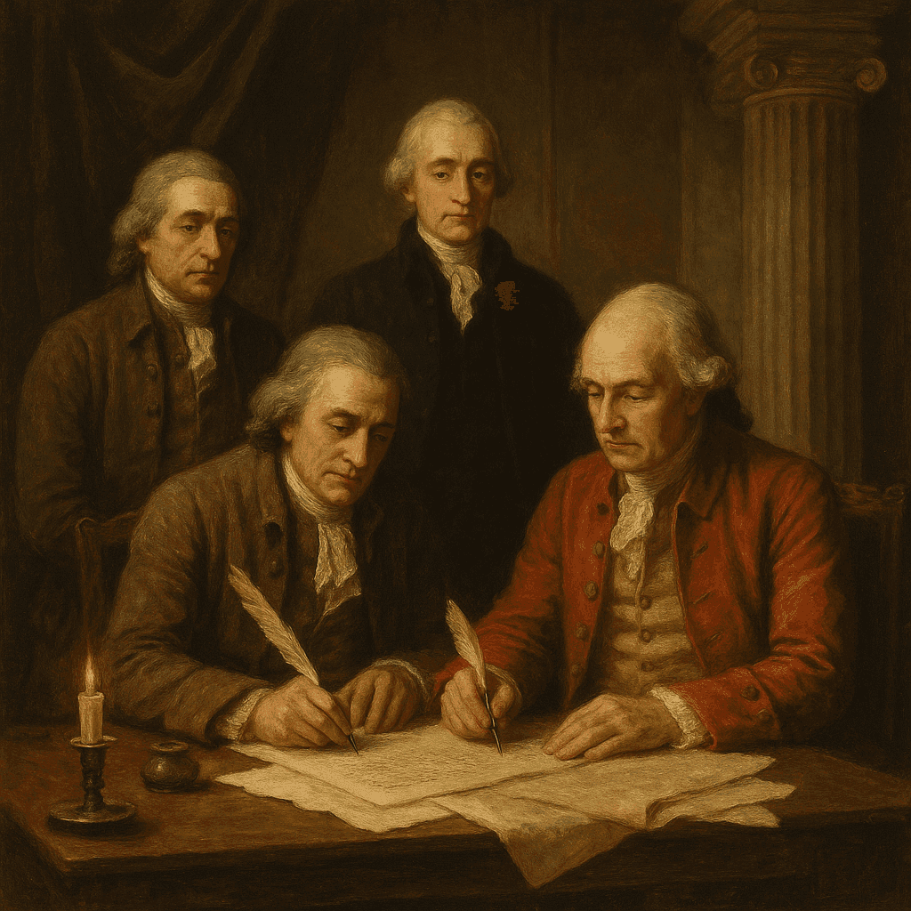 Signing of the Preliminary Articles of Peace in Paris