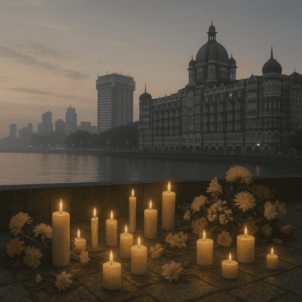 Mumbai's Taj Mahal Palace Hotel during the 2008 attacks