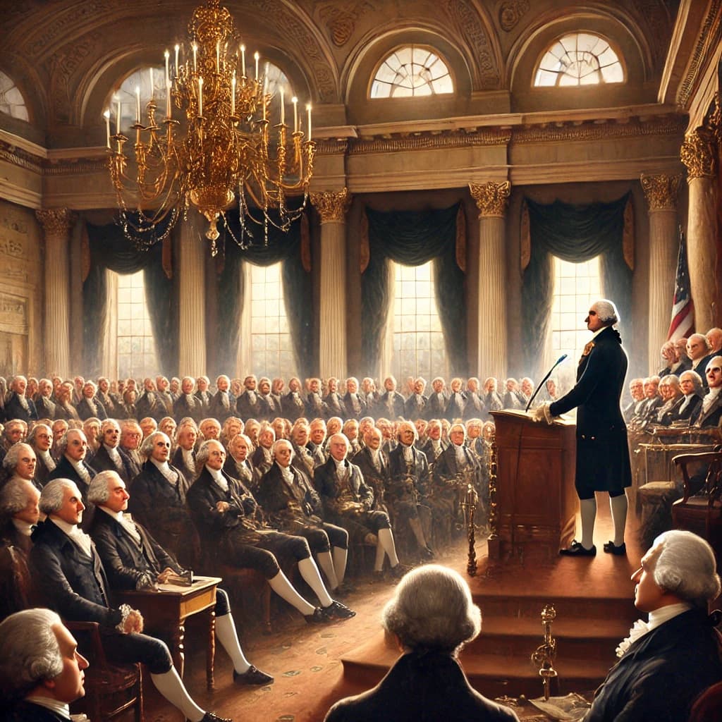 George Washington is Unanimously Elected as the First President of the United States