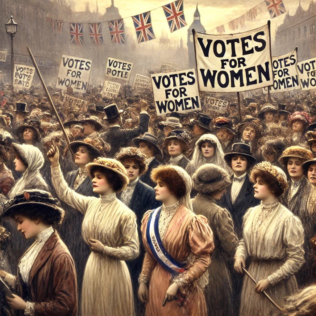 The Representation of the People Act Grants Women the Right to Vote in the UK