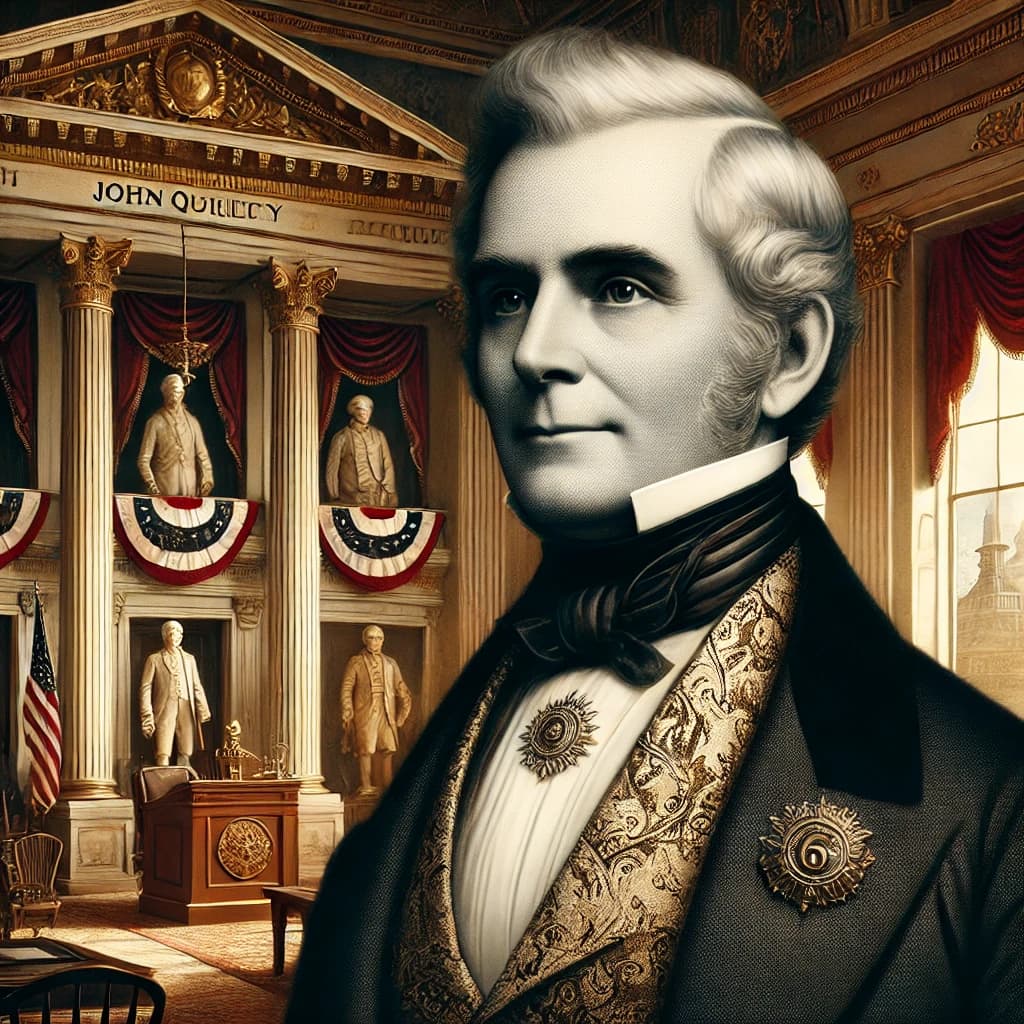 The U.S. House of Representatives Elects John Quincy Adams as President