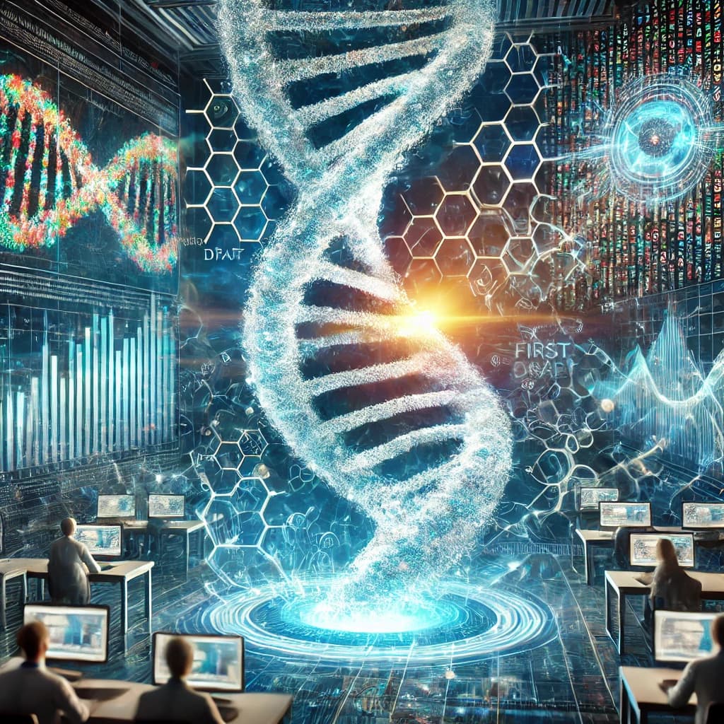 The Blueprint of Life: The First Draft of the Human Genome is Published